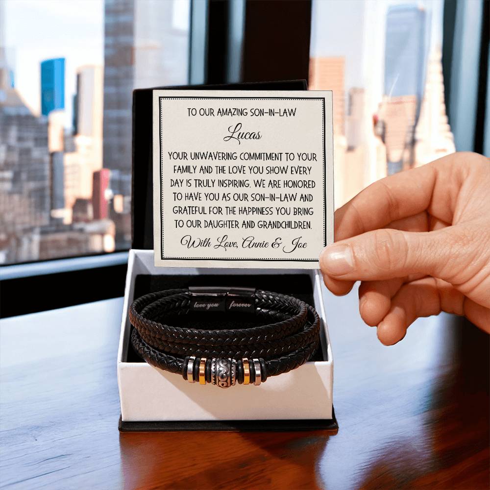 Son-in-Law Gift, Love You Forever Bracelet: Your Unwavering Commitment To Your Family