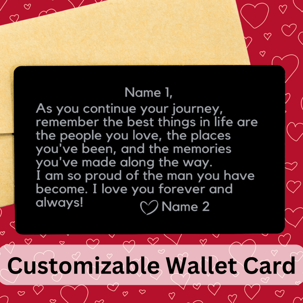 Personalized card hot sale for boyfriend