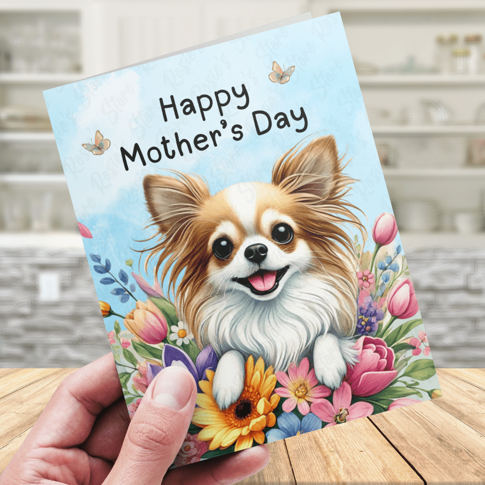 Mom Gift, Greeting Card, Chihuahua Dog: Happy Mother's Day