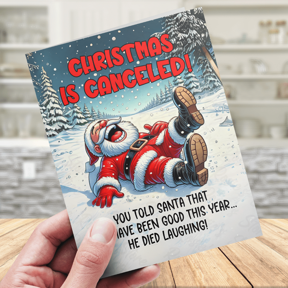 Christmas Digital Greeting Card: Christmas Is Canceled!