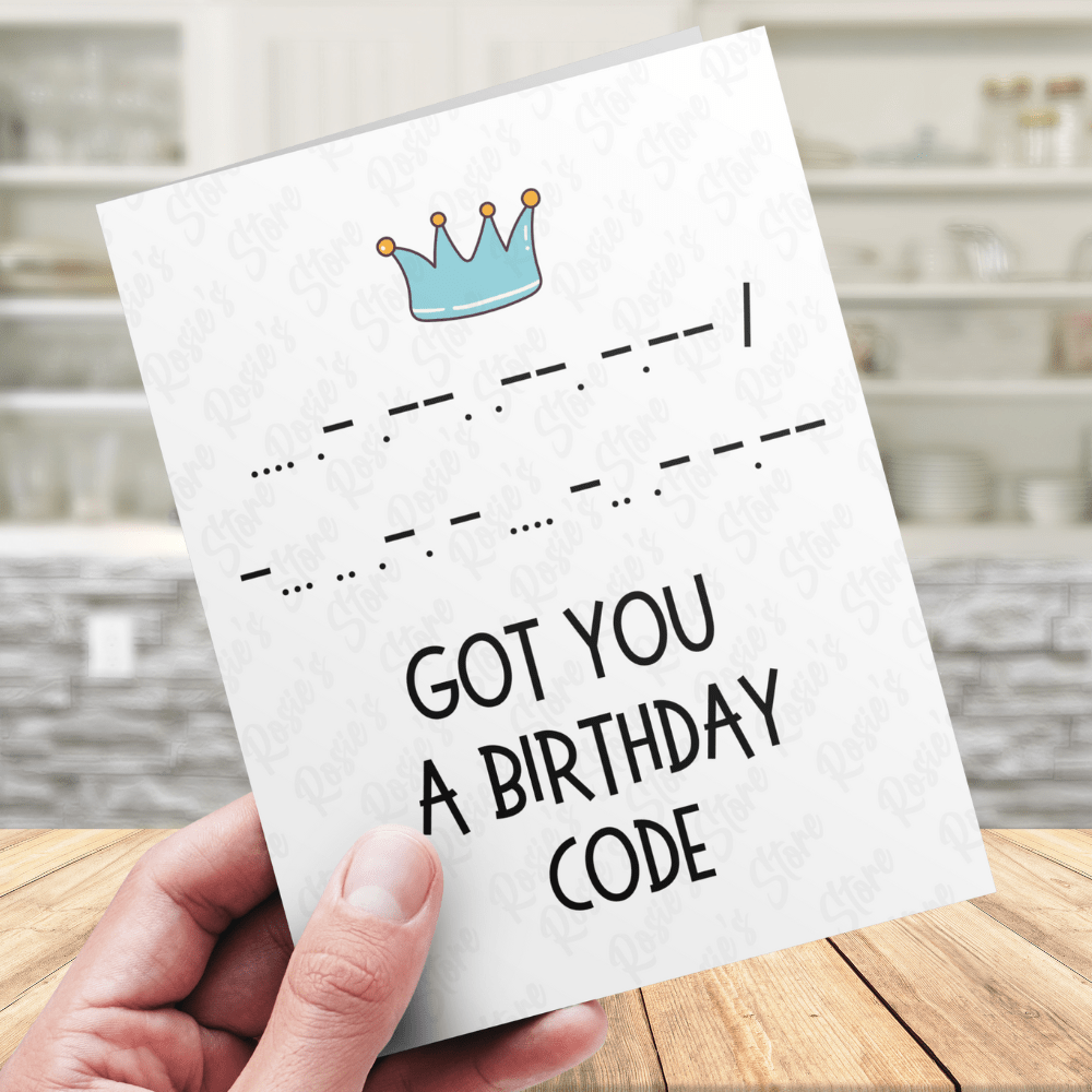 Birthday Digital Greeting Card: Got You A Birthday Code