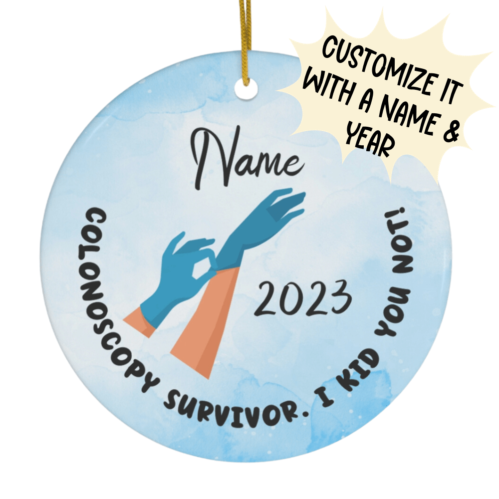 Colonoscopy, Personalized Colonoscopy Ornament