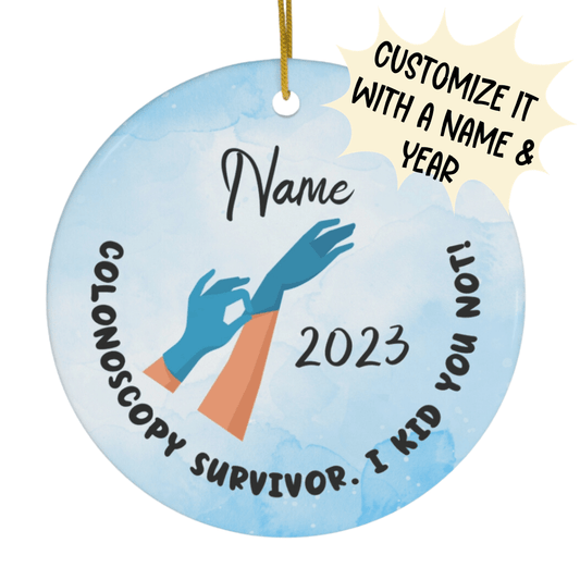 Colonoscopy, Personalized Colonoscopy Ornament