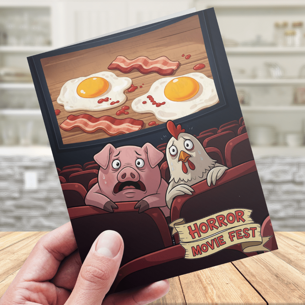Halloween Horror Greeting Card: Horror Movie Fest