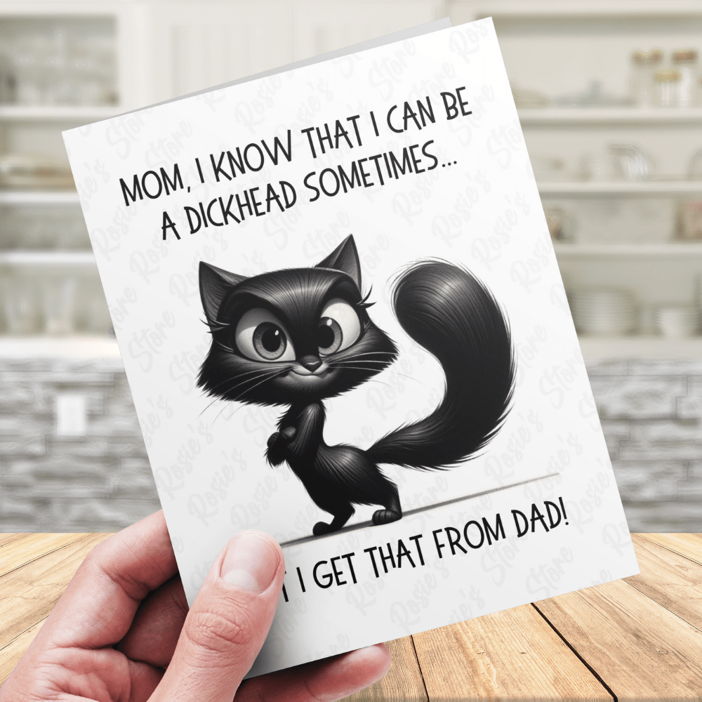 Mom Gift, Greeting Card: Mom, I Know That I Can Be...