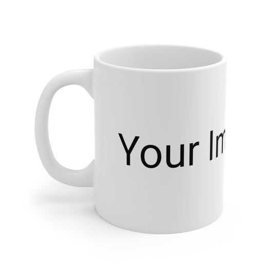 Custom Coffee Mug, 11oz: Full Wrap Design