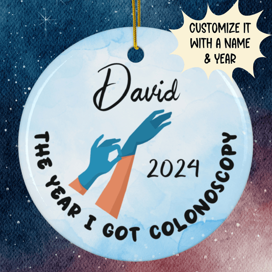 Colonoscopy, Personalized Ornament: The Year I Got Colonoscopy