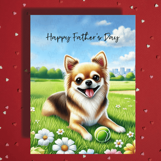 Dad Gift, Greeting Card, Chihuahua Dog: Happy Father's Day