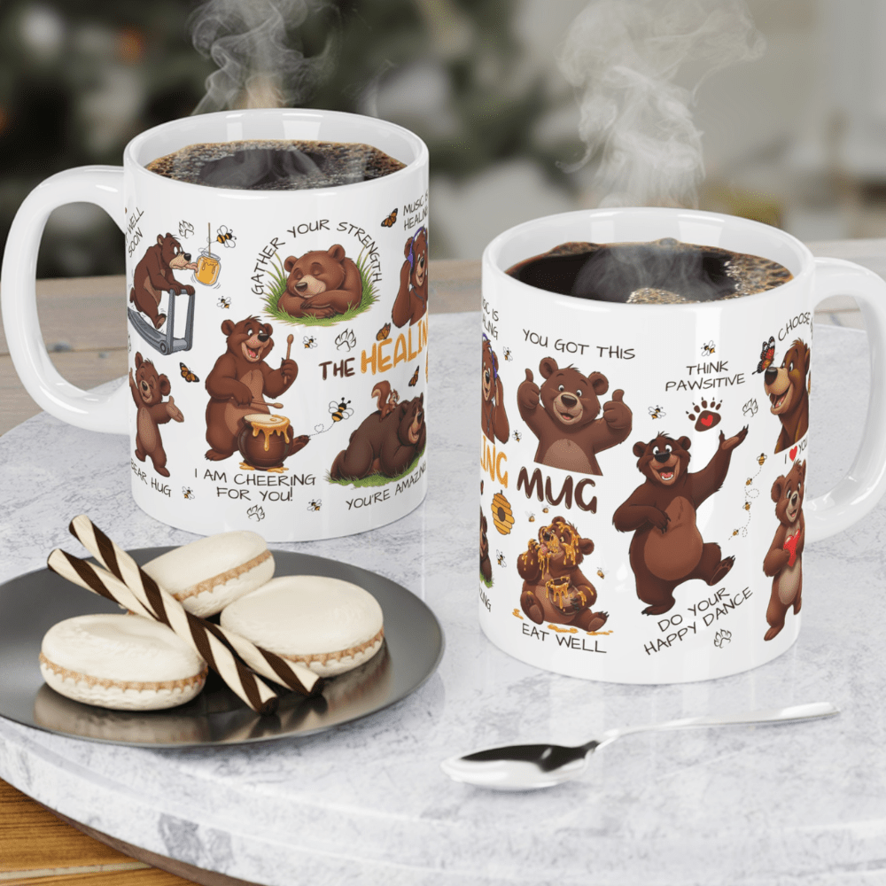Get Well Gift, Coffee Mug: The Healing Mug - Bears