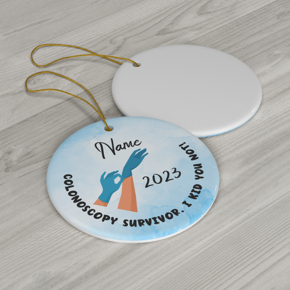 Colonoscopy, Personalized Colonoscopy Ornament