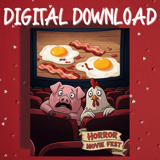 Halloween Horror Digital Greeting Card: Horror Movie Fest