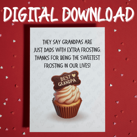 Grandpa Digital Greeting Card: They Say Grandpas Are Just...