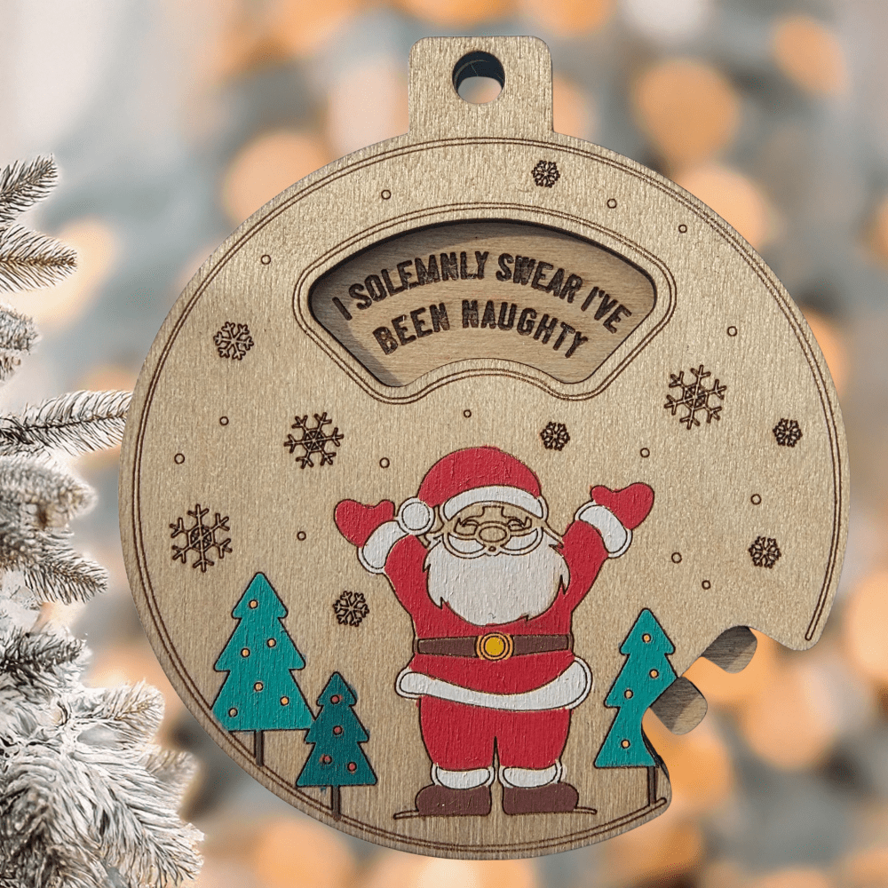 Funny Christmas Ornament: Dear Santa, It's A Long Story