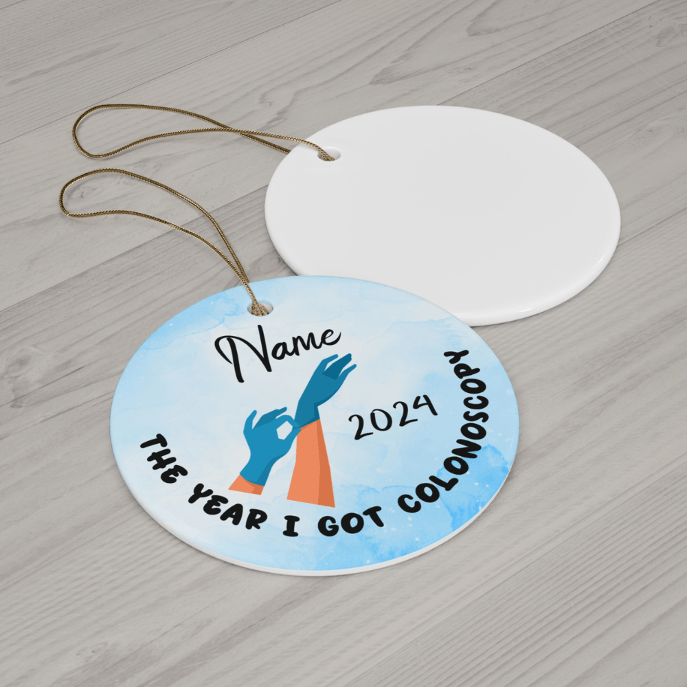 Colonoscopy, Personalized Ornament: The Year I Got Colonoscopy