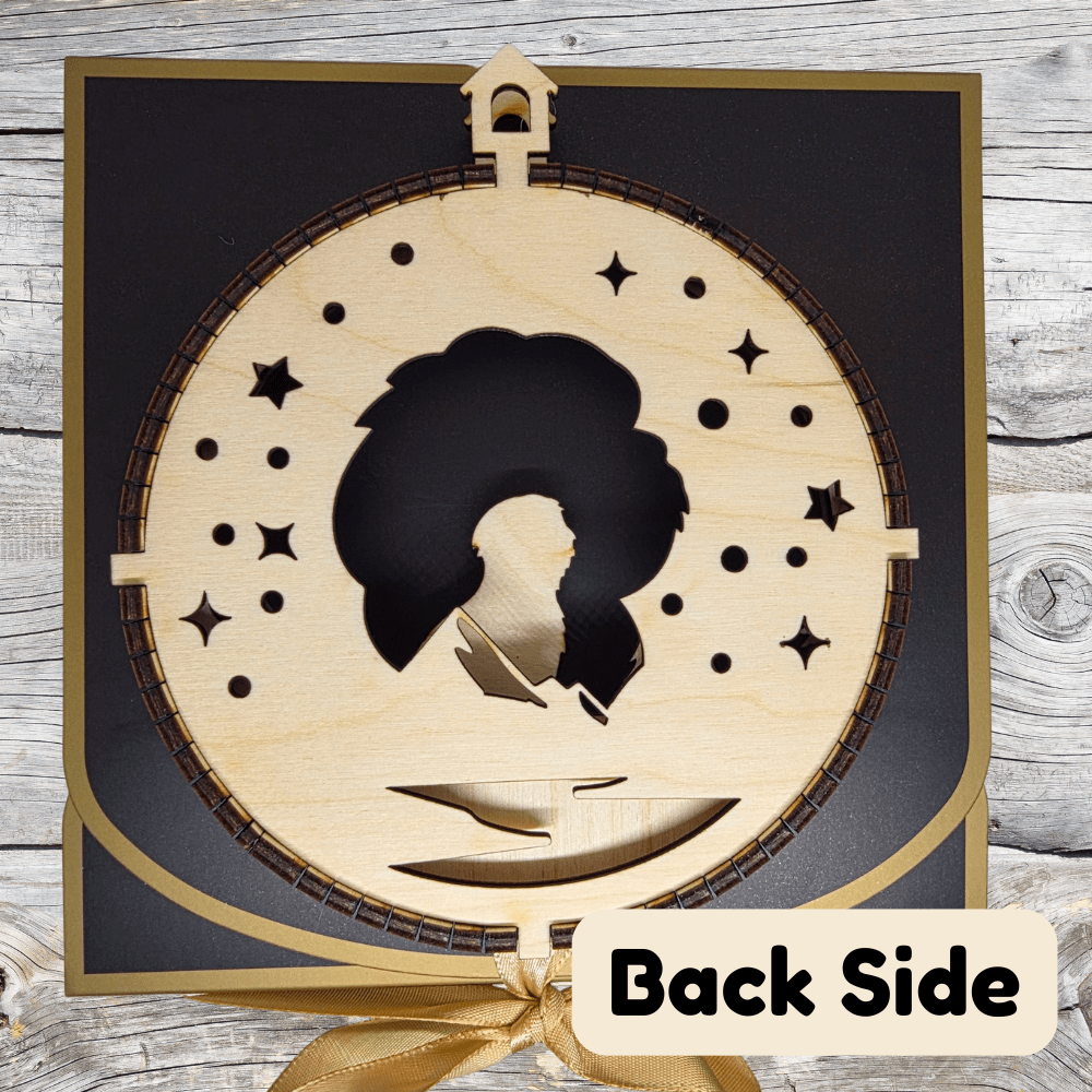 3D Wooden Dog Ornament: Shih Tzu