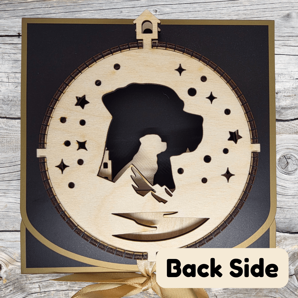 3D Wooden Dog Ornament: Rottweiler