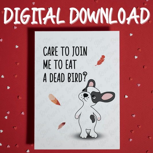 Thanksgiving, Funny Digital Greeting Card: Care To Join Me - Dog