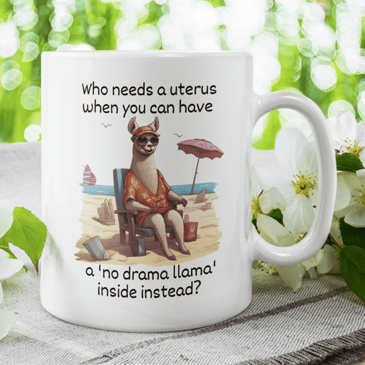 Hysterectomy Gift, Coffee Mug: No Drama Llama...