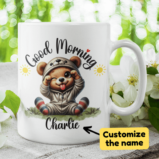 Good Morning Coffee Mug, Bear