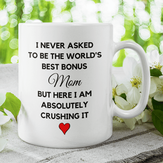 Bonus Mom Gift, Coffee Mug: The World's Best Bonus Mom...