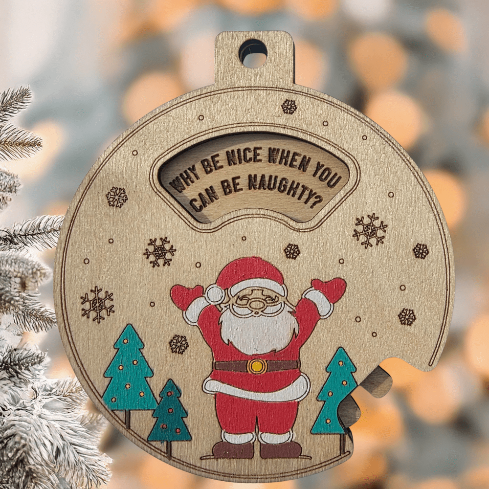 Funny Christmas Ornament: Dear Santa, It's A Long Story