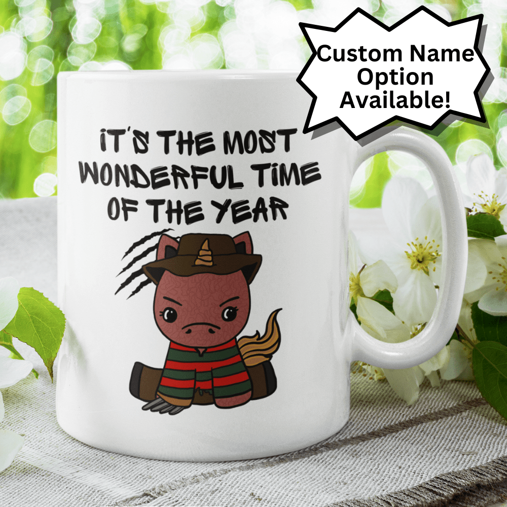 Halloween, Horror Movie Fans Coffee Mug: Unicorn Nightmare