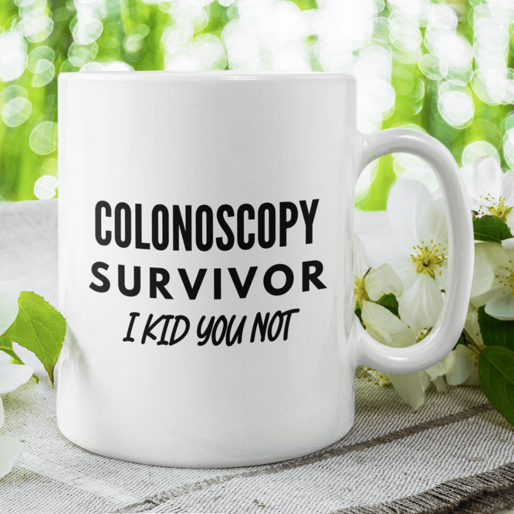 Colonoscopy Gift, Coffee Mug: Colonoscopy Survivor