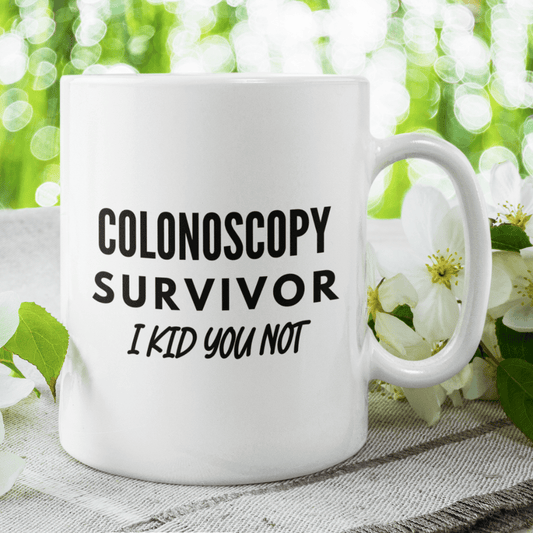Colonoscopy Gift, Coffee Mug: Colonoscopy Survivor