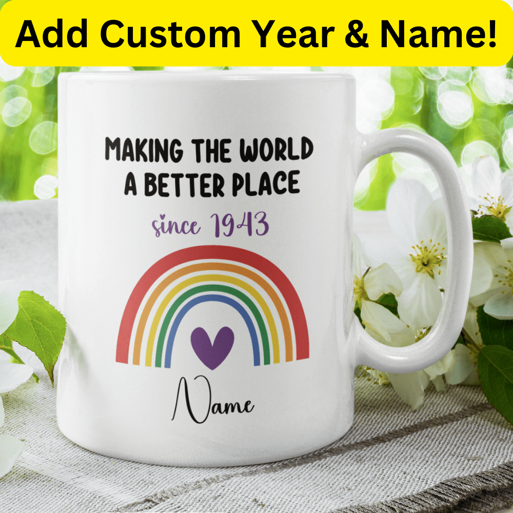 Birthday Gift, Custom Birthday Mug: Making The World A Better Place...