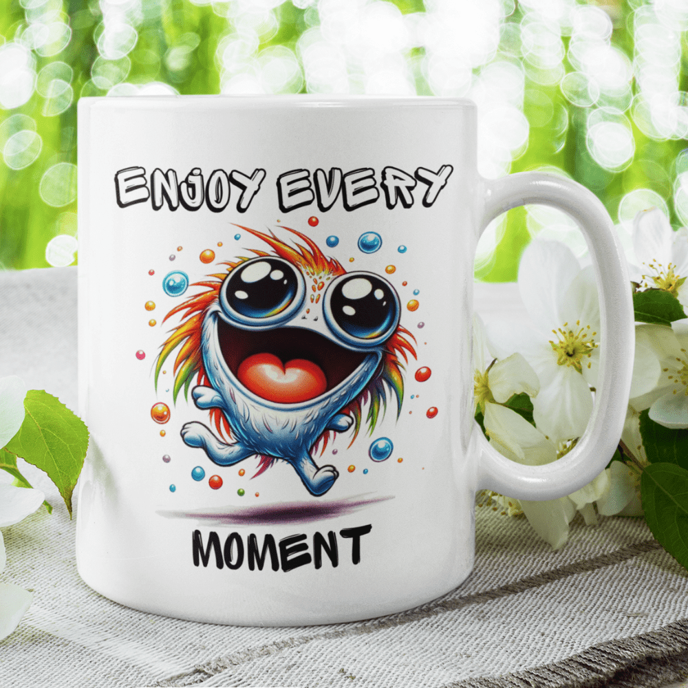 Motivational Gift, Coffee Mug: Live More Worry Less...