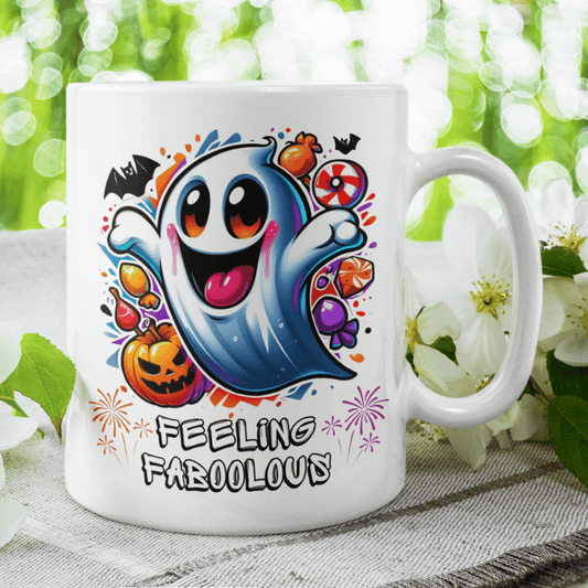 Halloween Gift, Coffee Mug: Feeling Faboolous