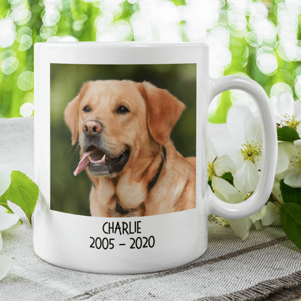 Remembrance Gift, Memorial Photo Mug: When Morning Comes...