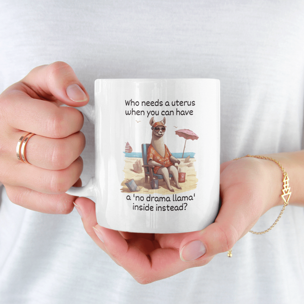 Hysterectomy Gift, Coffee Mug: No Drama Llama...