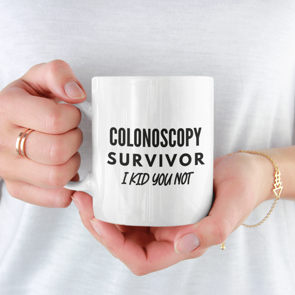 Colonoscopy Gift, Coffee Mug: Colonoscopy Survivor