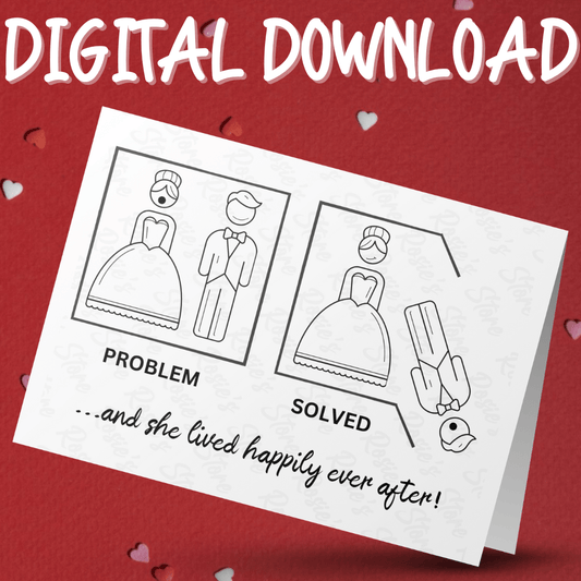 Divorce Digital Greeting Card For Her: Problem Solved...