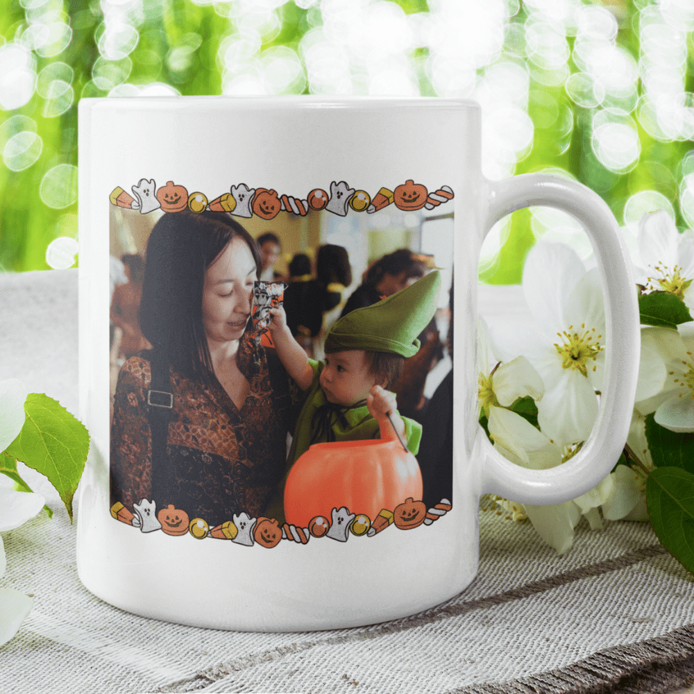 Halloween Personalized Coffee Mug: Our First Halloween Together