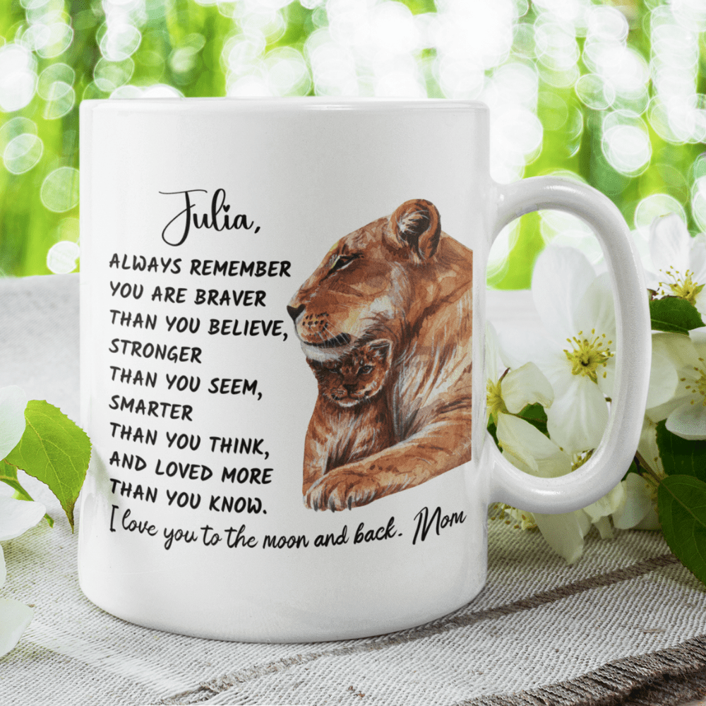 Daughter Gift From Mom, Coffee Mug: Always Remember...