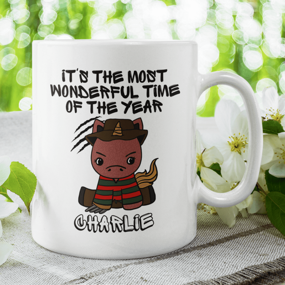 Halloween, Horror Movie Fans Coffee Mug: Unicorn Nightmare