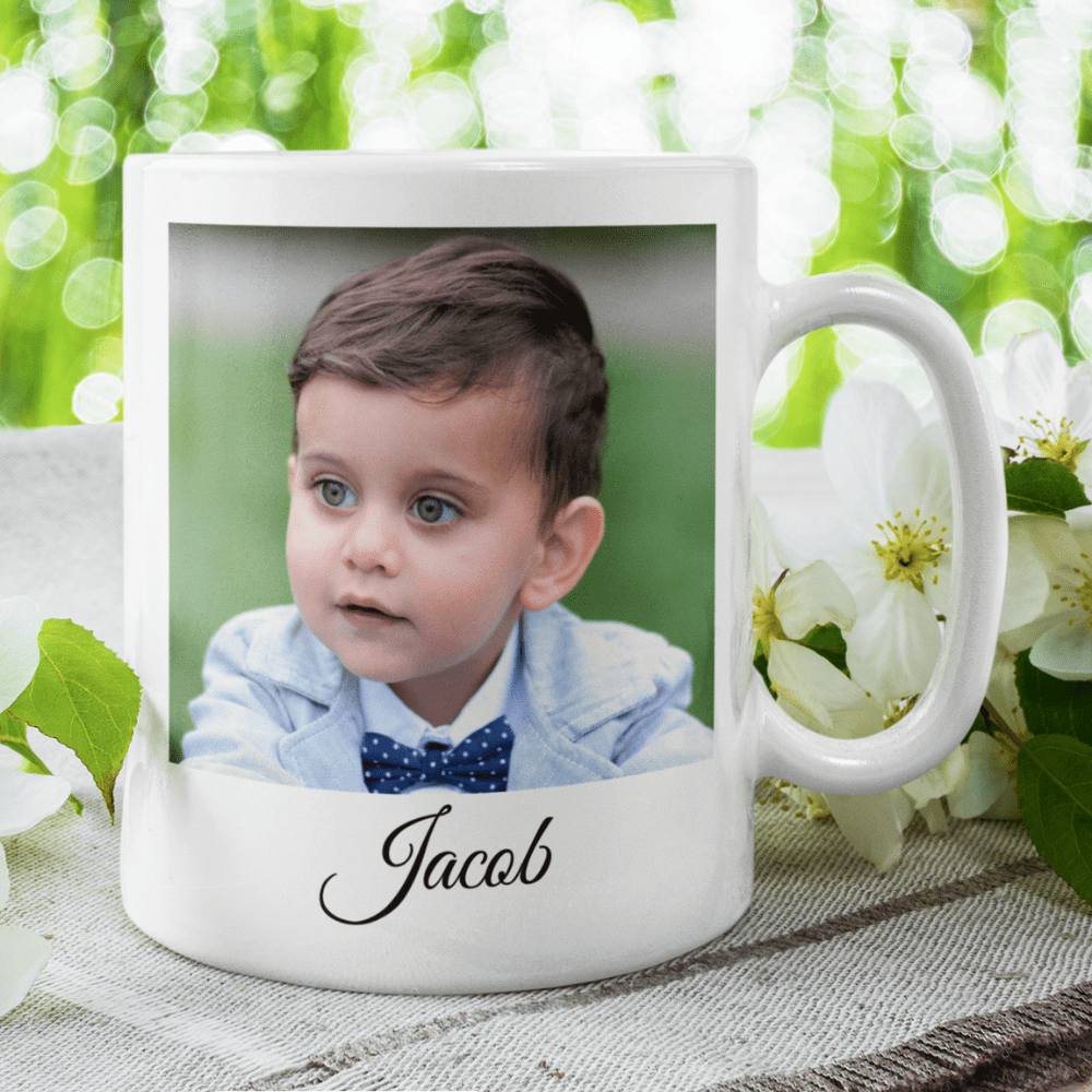 Grandma Gift from Grandson, Custom Coffee Mug: So, there's this boy...