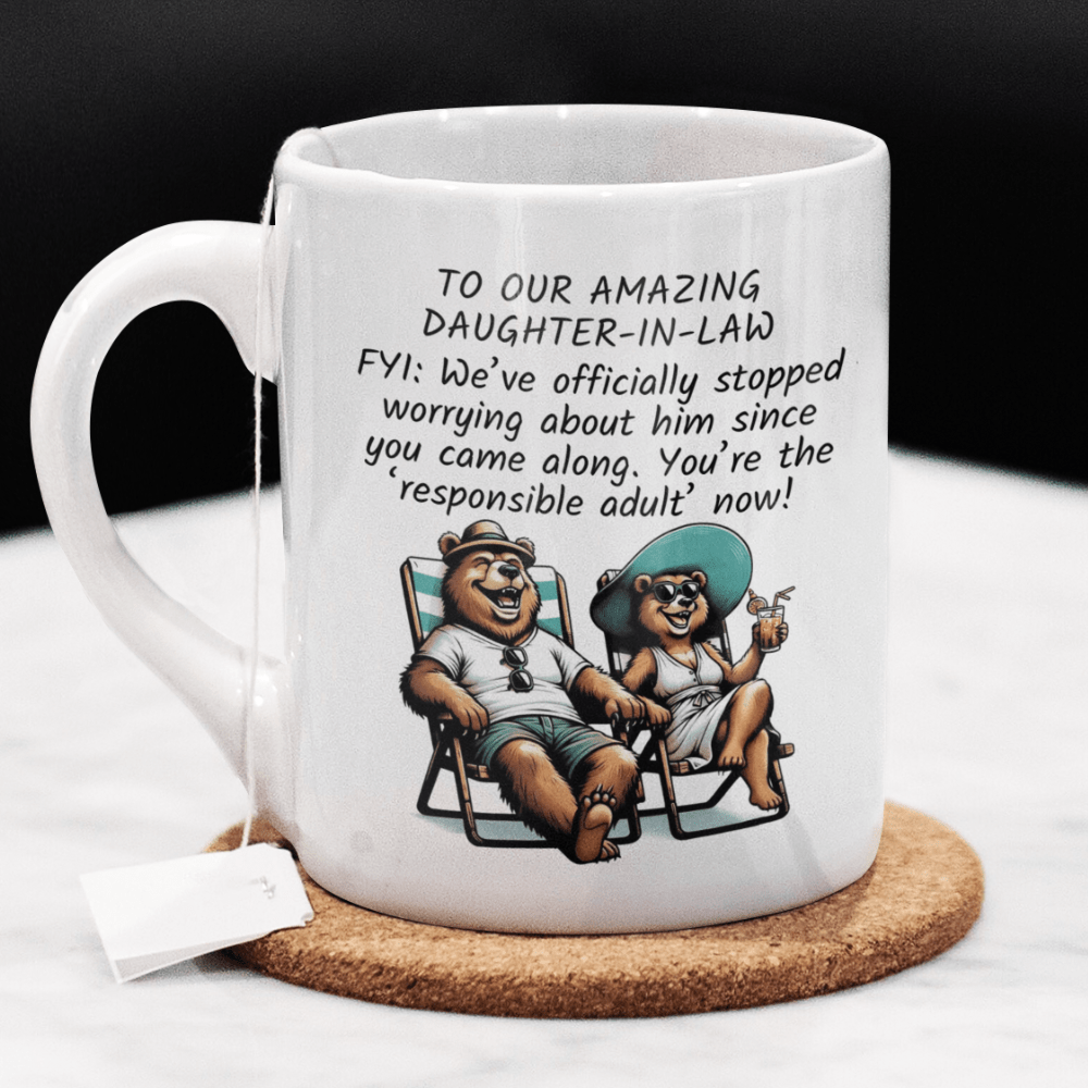 Daughter-in-Law Gift, Coffee Mug: FYI We've Officially Stopped Worrying...