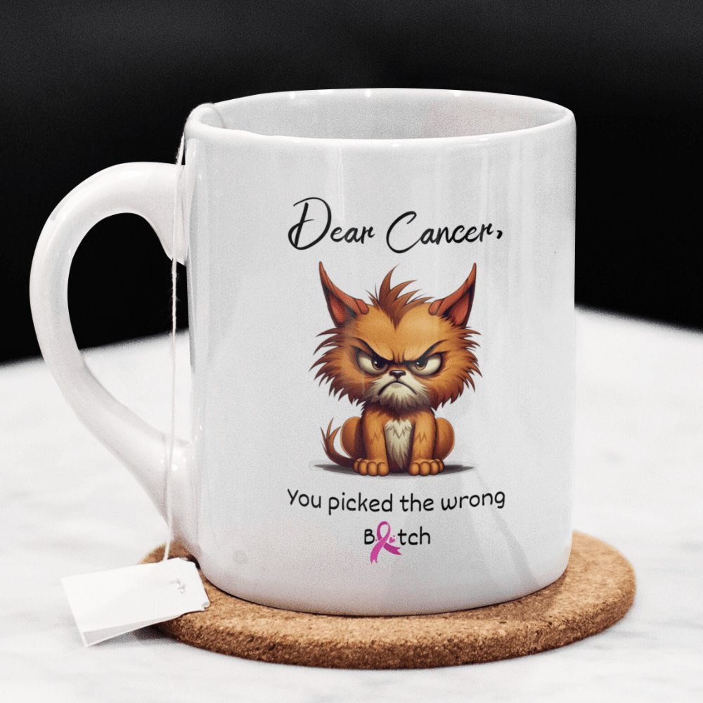 Cancer Gift, Coffee Mug: Dear Cancer...