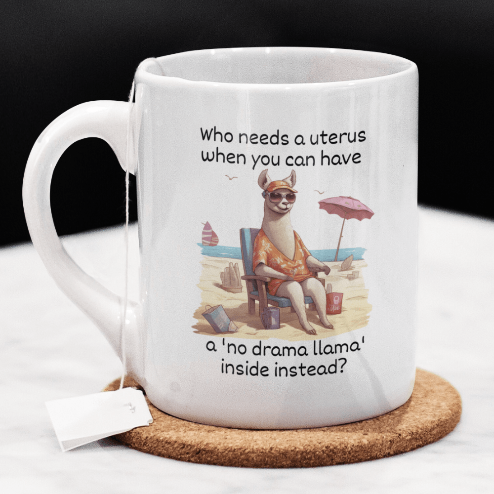 Hysterectomy Gift, Coffee Mug: No Drama Llama...