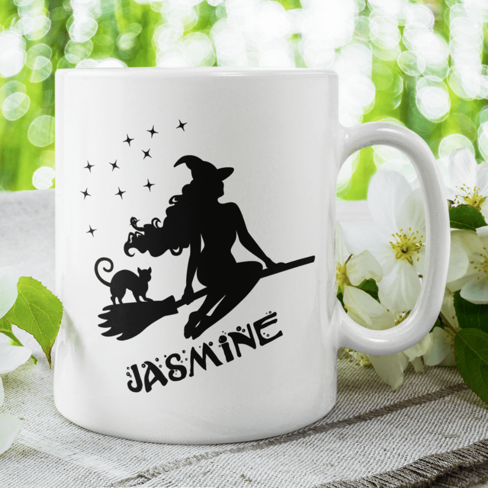 Witch Gift, Personalized Coffee Mug: We Are The Daughters Of The Witches...
