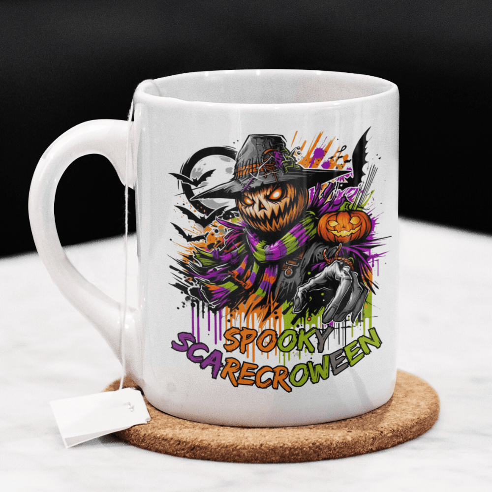 Halloween Coffee Mug: Spooky Scarecroween