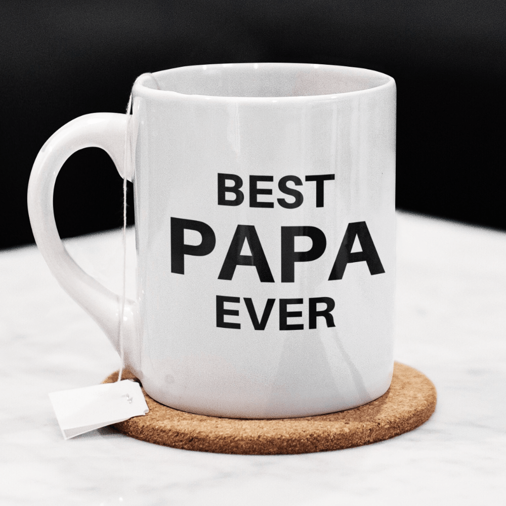 Dad Gift, Personalized Photo Mug: Best Dad Ever