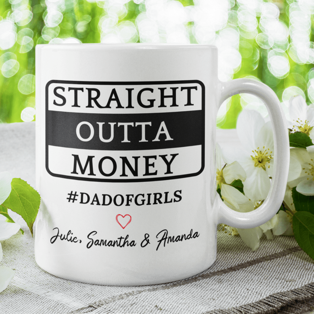Dad Gift, Personalized Mug: Dad Of Girls