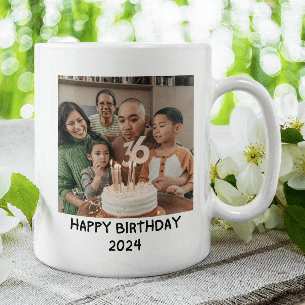 Dad Gift, Personalized Photo Mug: Best Dad Ever