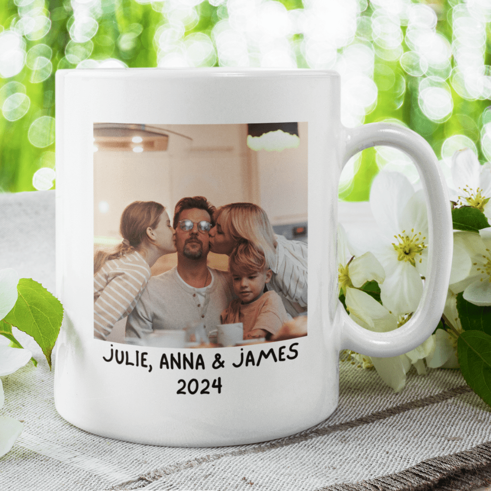 Dad Gift, Personalized Photo Mug: Best Dad Ever