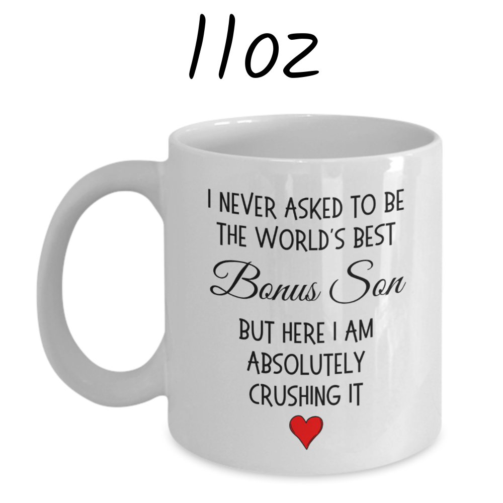 Bonus Son Gift, Coffee Mug: The World's Best Bonus Son