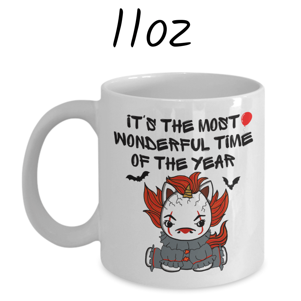 Halloween, Horror Movie Fans Coffee Mug: Unicorn Clownie